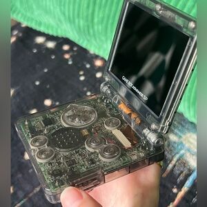 Nintendo Gameboy Advance SP Modded | Clear Smoke
Black | V5 IPS | USB-C